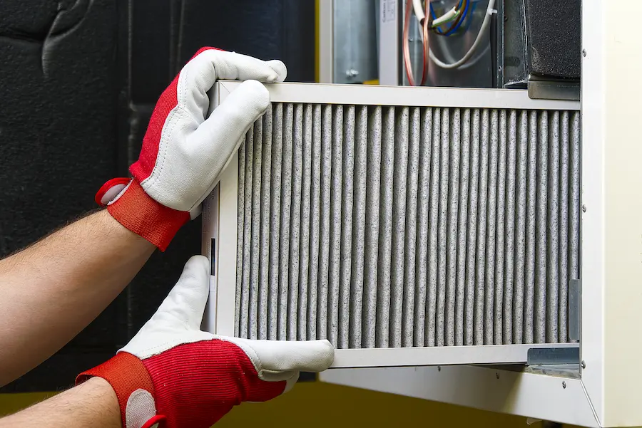replacing filter in ac